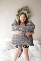 Pillowtex Plüsch Katzenohrenwurf Dekorative Kissenabdeckung