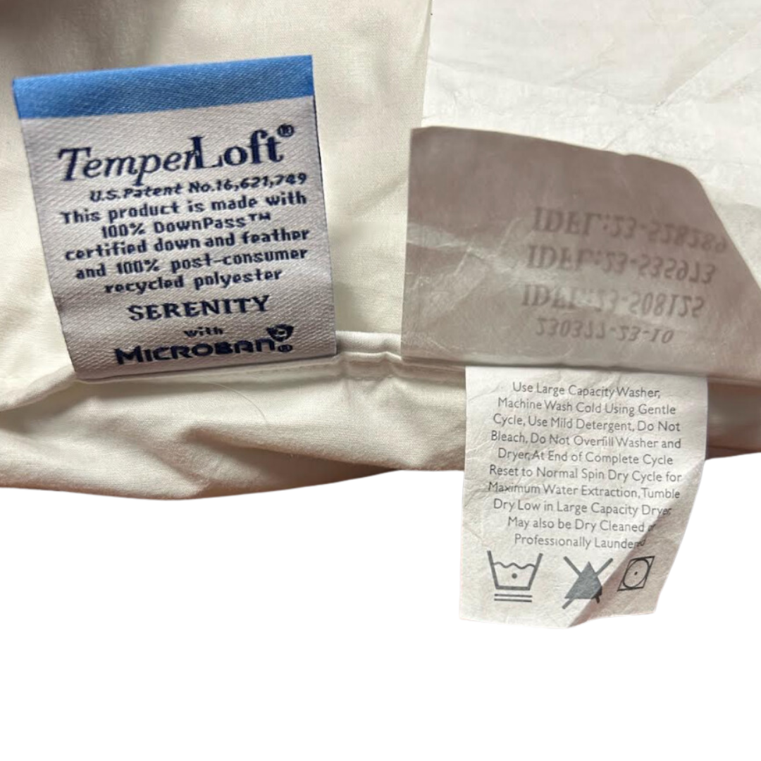 Temperloft Down / Down Alternative Kissen, in vielen Hotels vorgestellt