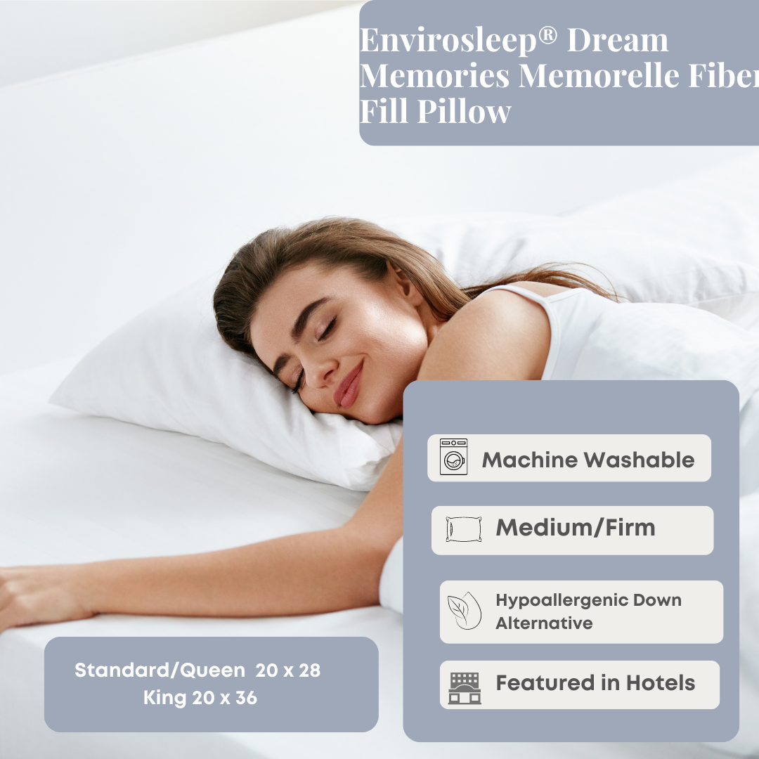 Envirosleep Dream Memories Memorelle Fiber Füllen Kissen