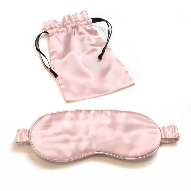 Mulberry Silk Sleep Eye Mask mit Silk Covered Elastic Strap