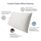Protect-A-Bed Kristall Tencel Kühlkissen, Memory Foam & Innerspring