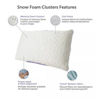 Protect-A-Bed Schnee- Cluster Foam Pillow | THERM-A-SLEEP Kollektion