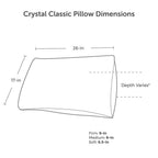 Protect-A-Bed Kristall Tencel Kühlkissen, Memory Foam & Innerspring