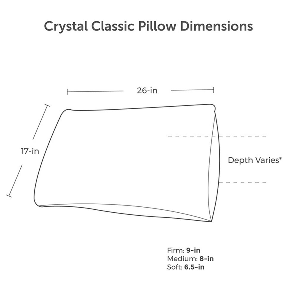 Protect-A-Bed Kristall Tencel Kühlkissen, Memory Foam & Innerspring