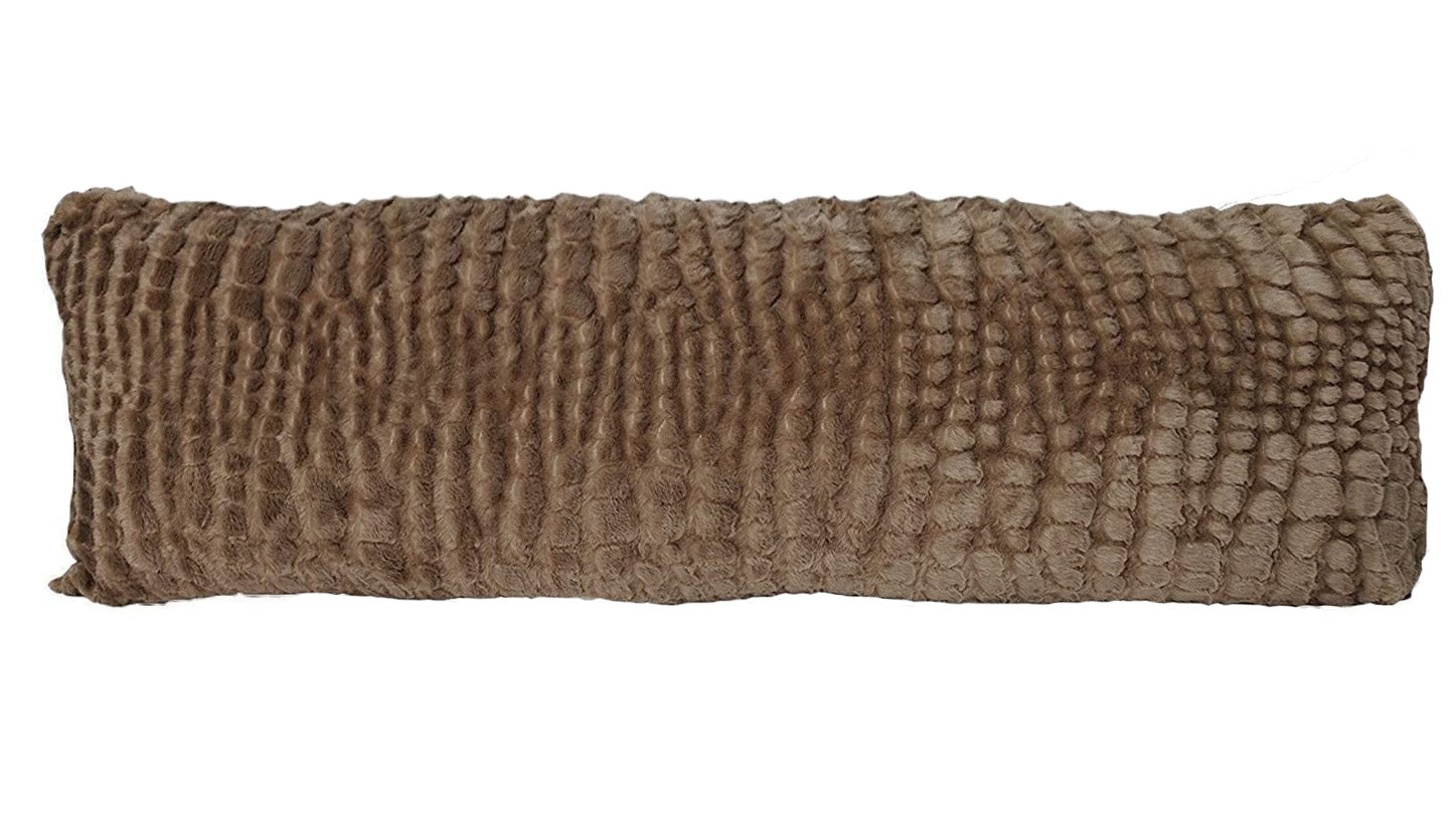 Pillowtex Plüschkörper Kissen mit Bezug | Buntes Faux Fur