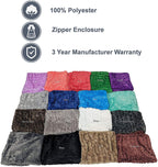 Pillowtex Plüschkörper Kissen mit Bezug | Buntes Faux Fur