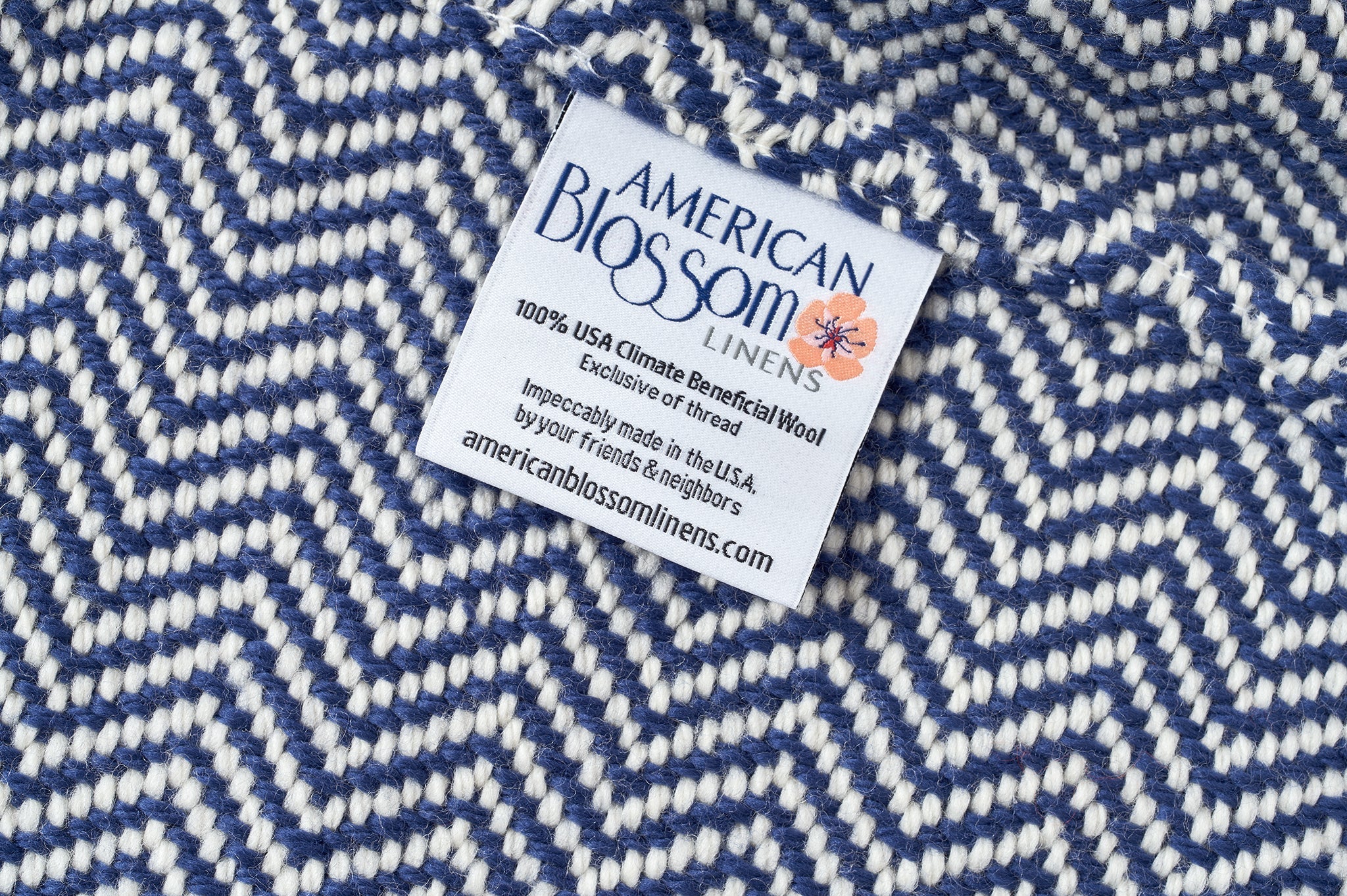 Wolle Werfen Sie Blanket Hergestellt in USA, Soft Chevron Webave, Natürliches Klima Nützliche Wolle