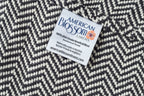 Wolle Werfen Sie Blanket Hergestellt in USA, Soft Chevron Webave, Natürliches Klima Nützliche Wolle
