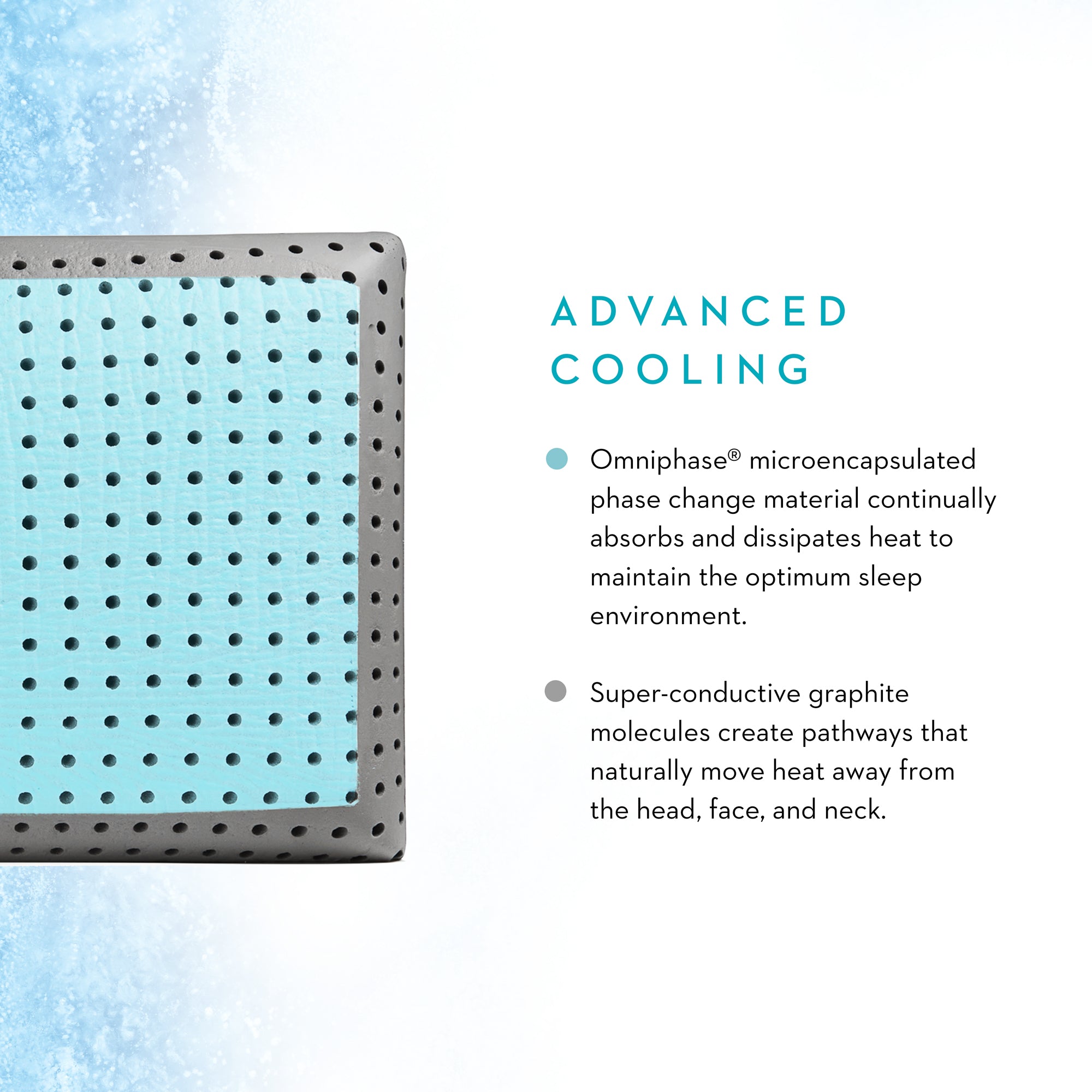 Malouf CarbonCool® + Omniphase® LT Pillow