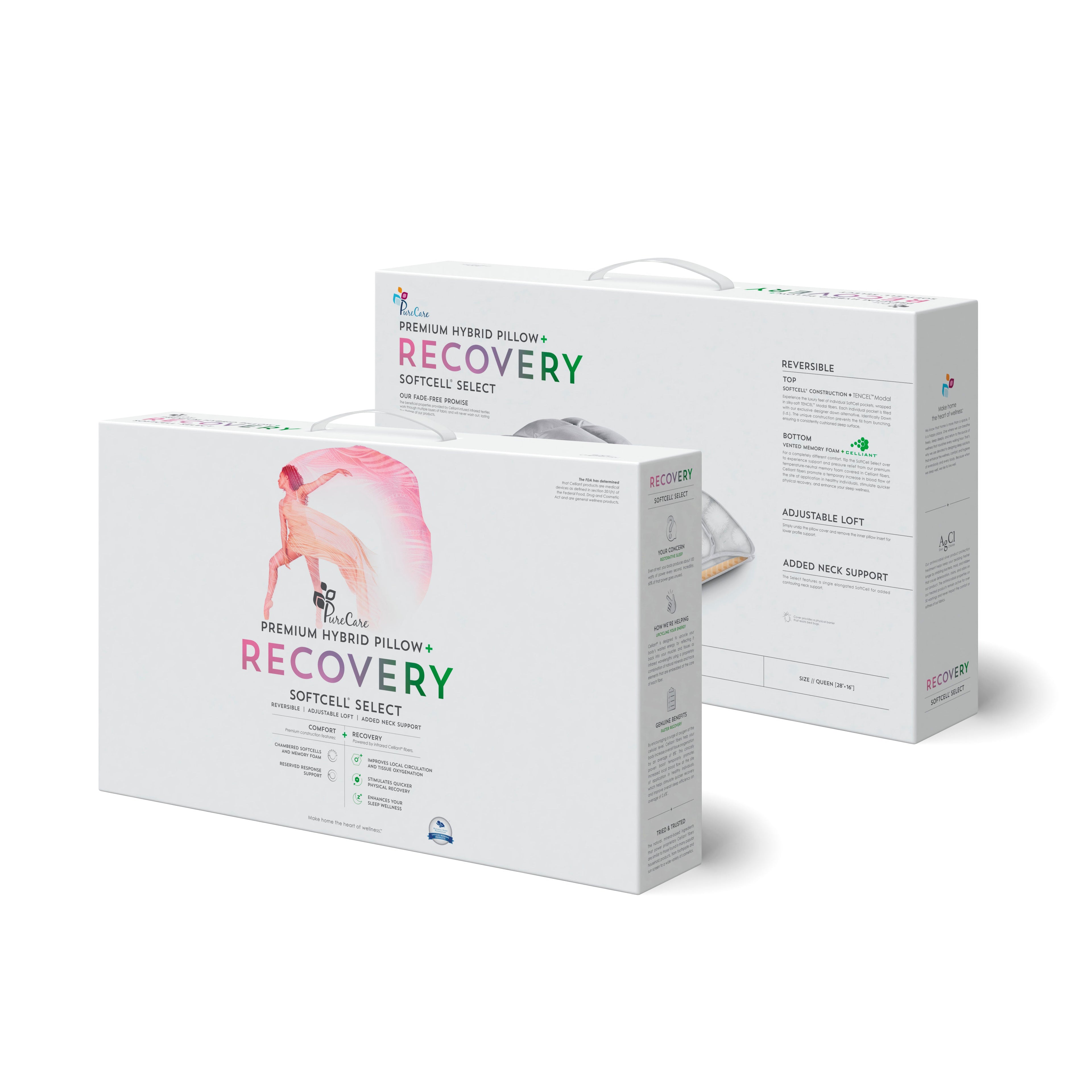 PureCare SoftCell Select Kissen | Verstellbar & antibakteriell