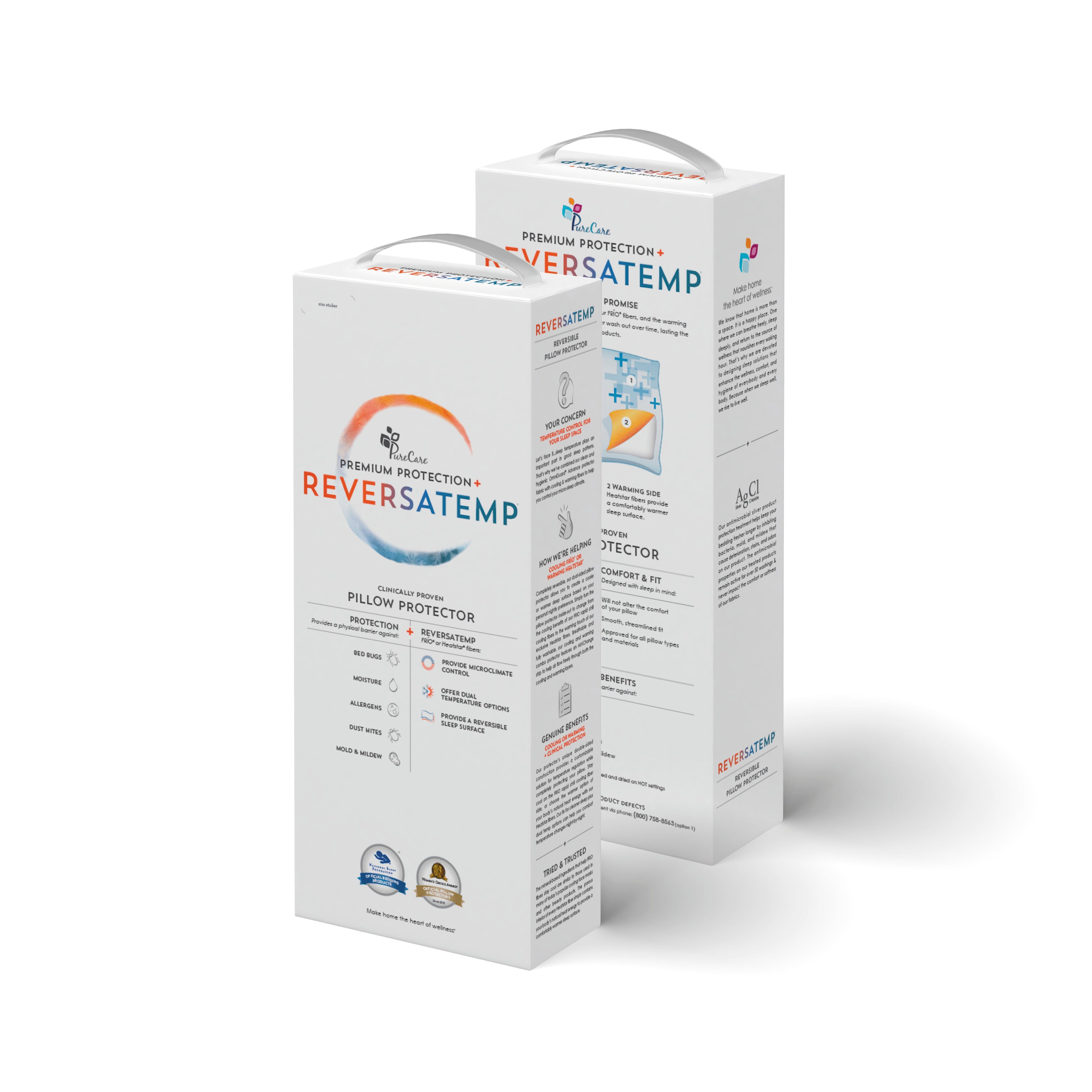 PureCare ReversaTemp Dual Temperatur Kühle / Warm Kissen Protektor