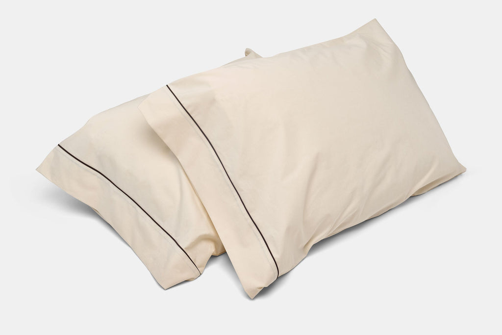 Baumwollbett Kissenbezüge mit Rohrleitung, 100 Prozent USA Baumwolle, American Made