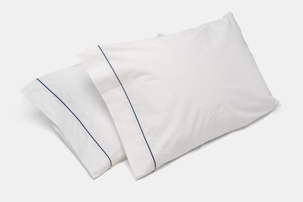 Baumwollbett Kissenbezüge mit Rohrleitung, 100 Prozent USA Baumwolle, American Made