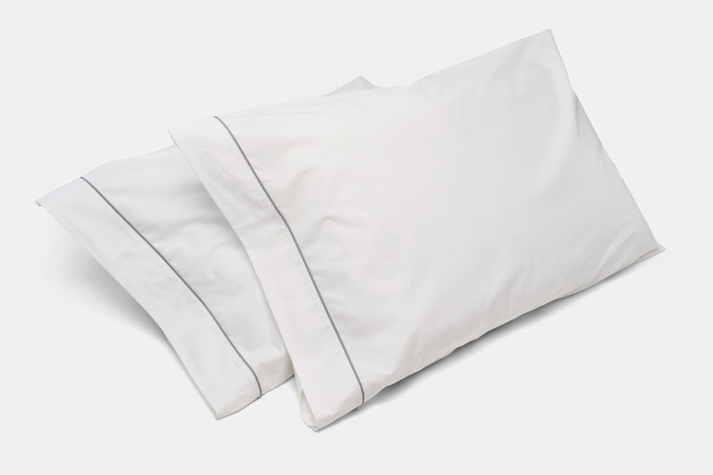 Baumwollbett Kissenbezüge mit Rohrleitung, 100 Prozent USA Baumwolle, American Made