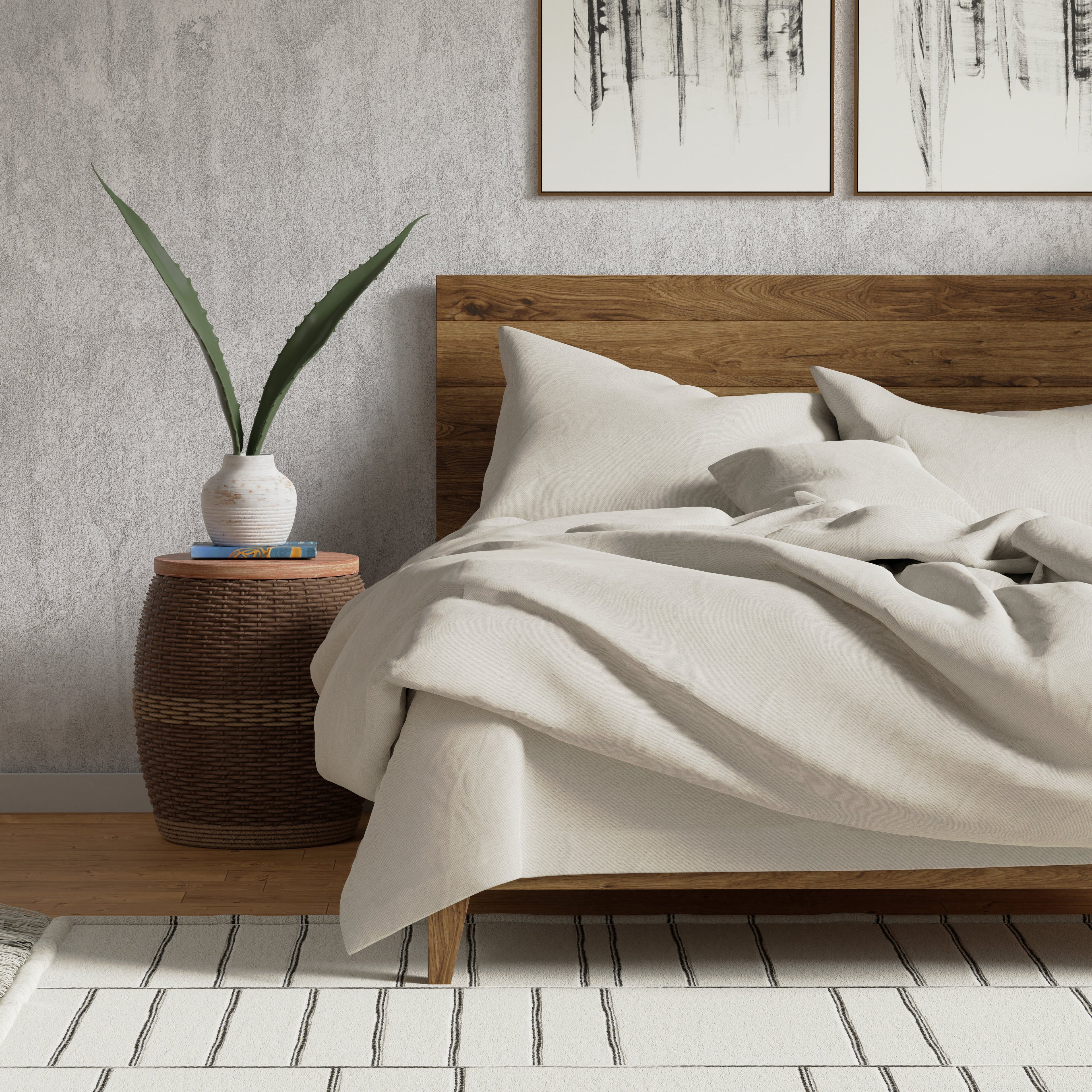 Delilah Home Organic Cotton Duvet Bezug