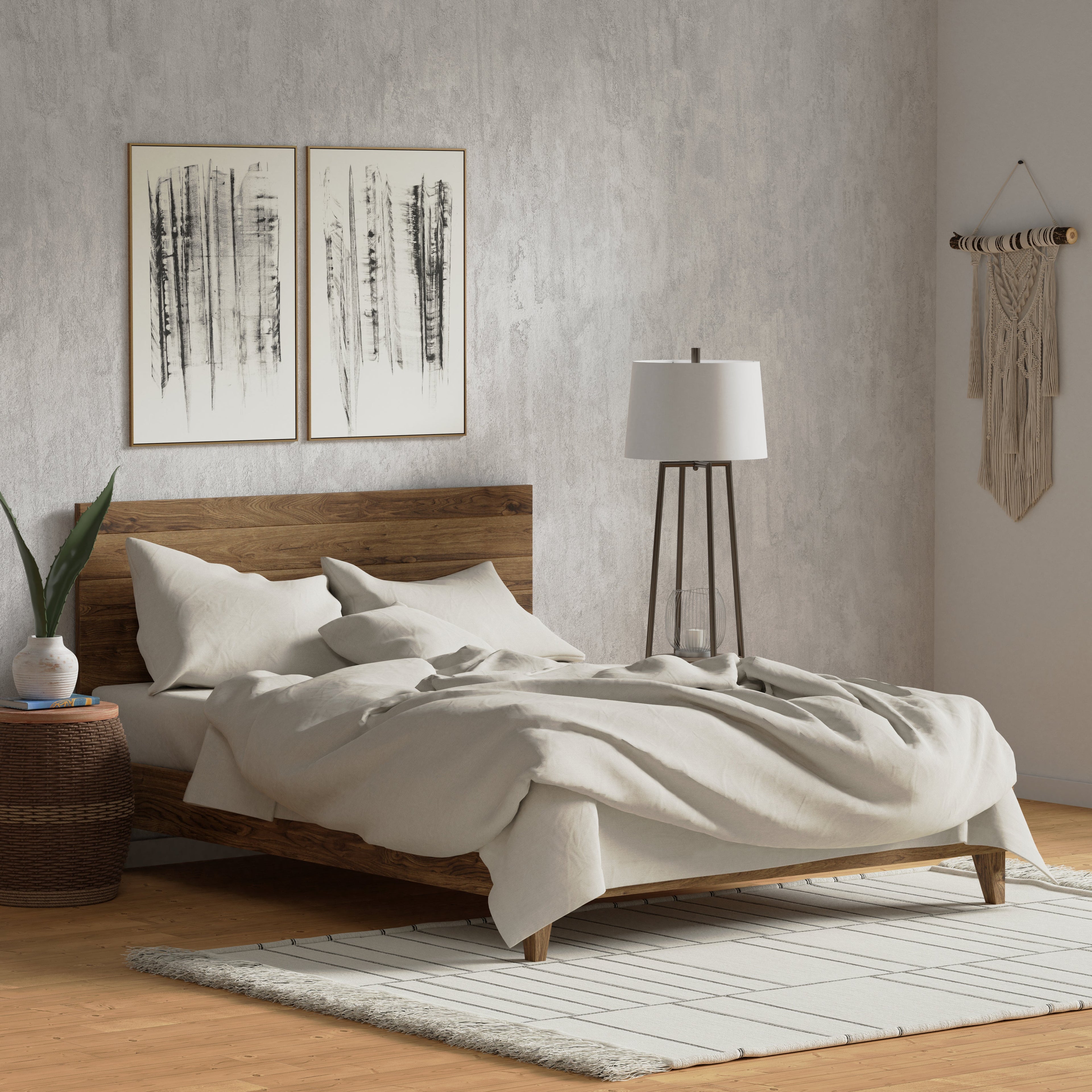 Delilah Home Organic Cotton Duvet Bezug