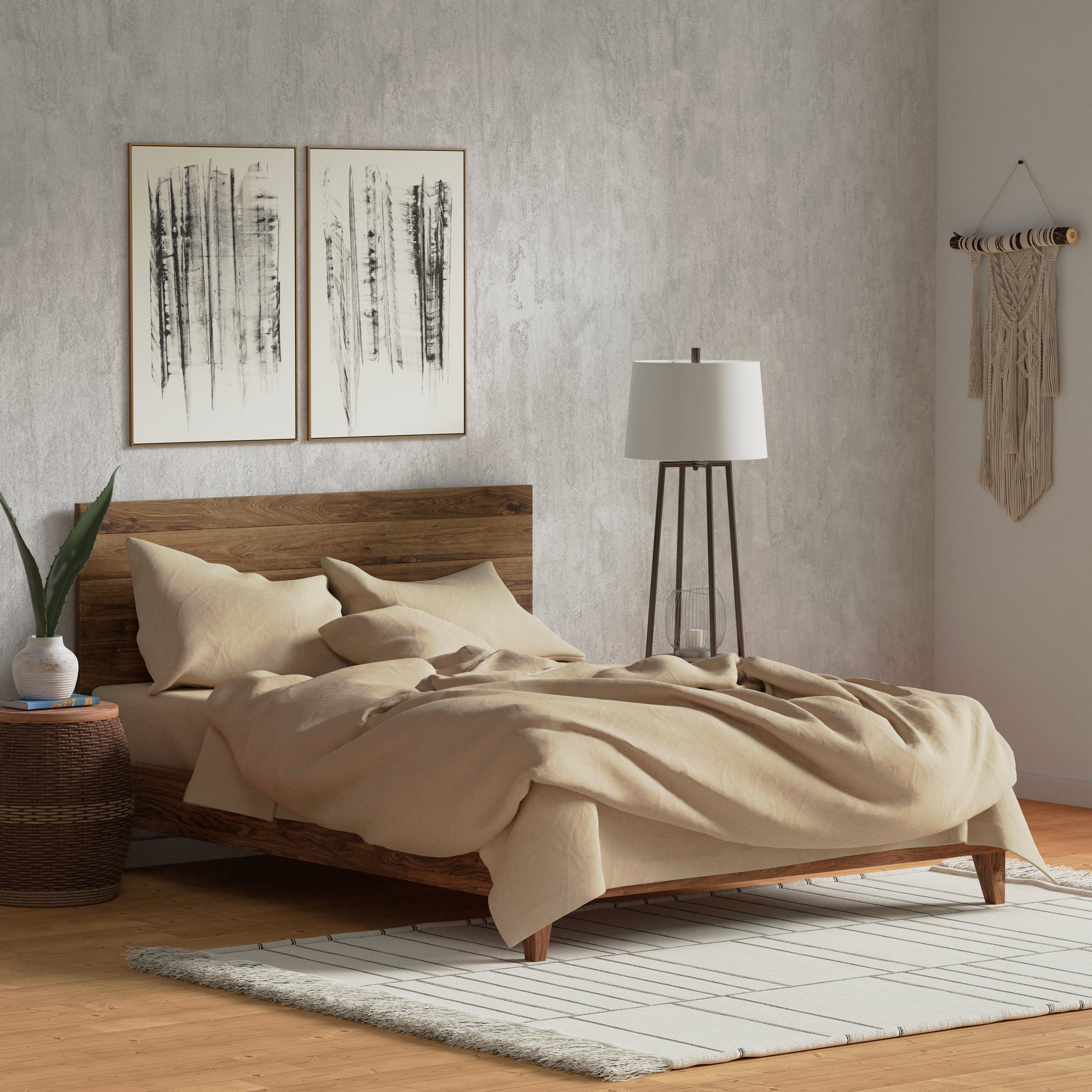 Delilah Home Organic Cotton Duvet Bezug