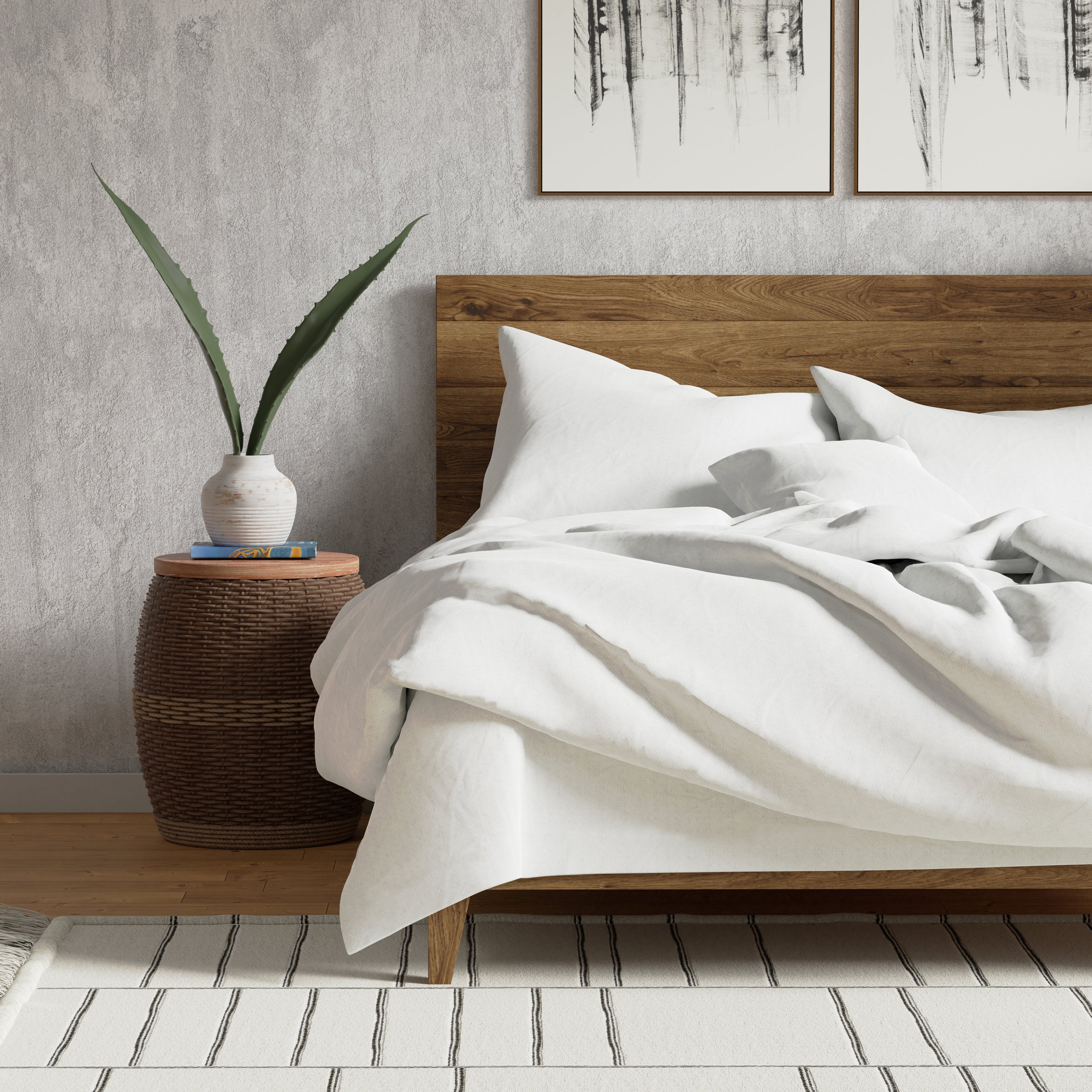 Delilah Home Organic Cotton Duvet Bezug