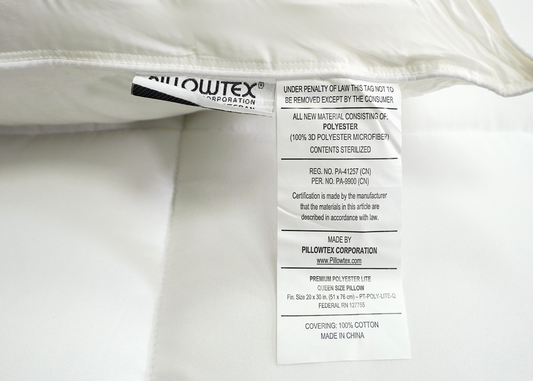 Pillowtex Premium Polyester Pillow | Soft