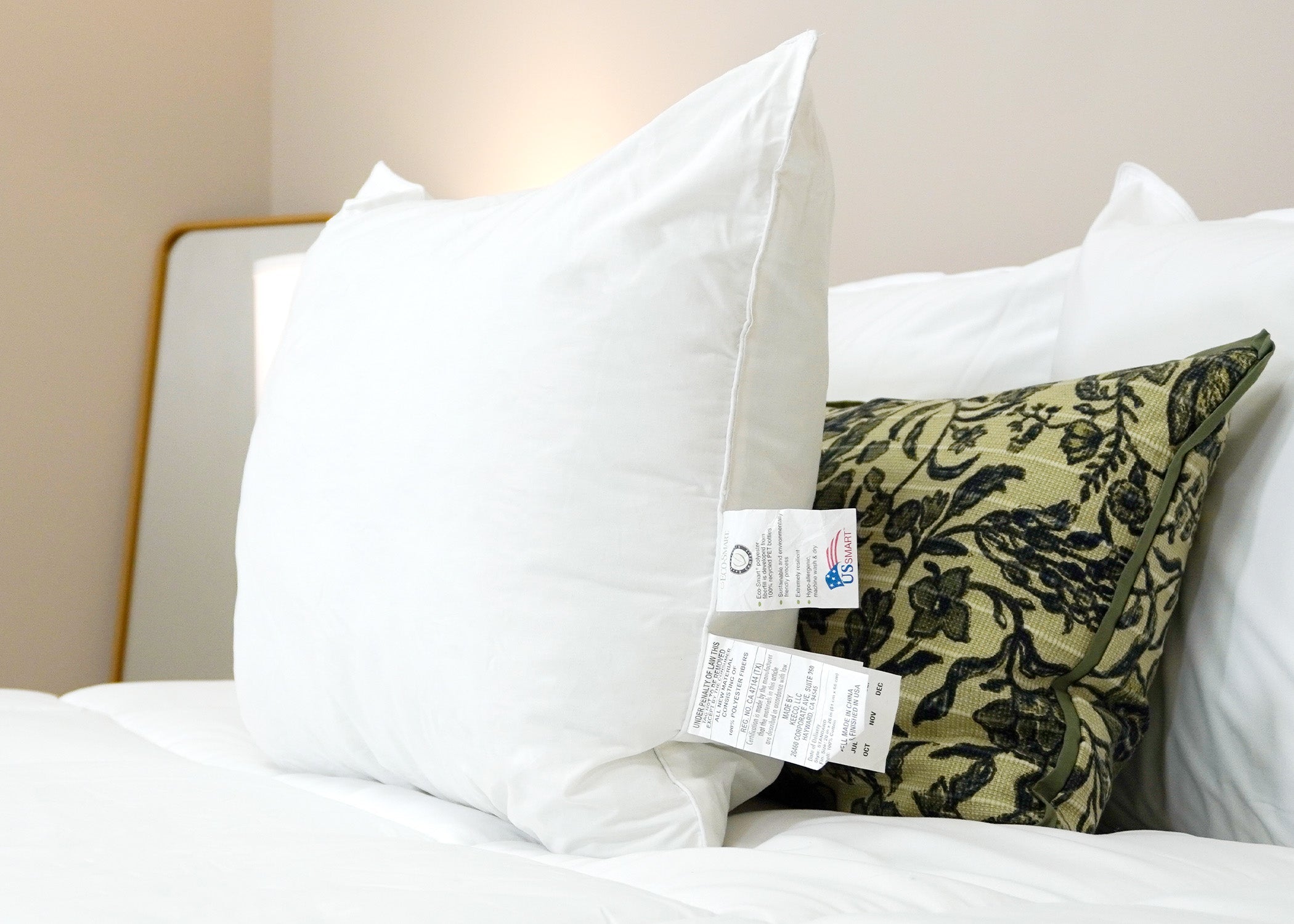 Eco-Smart Down Alternative Pillow | Hergestellt in USA