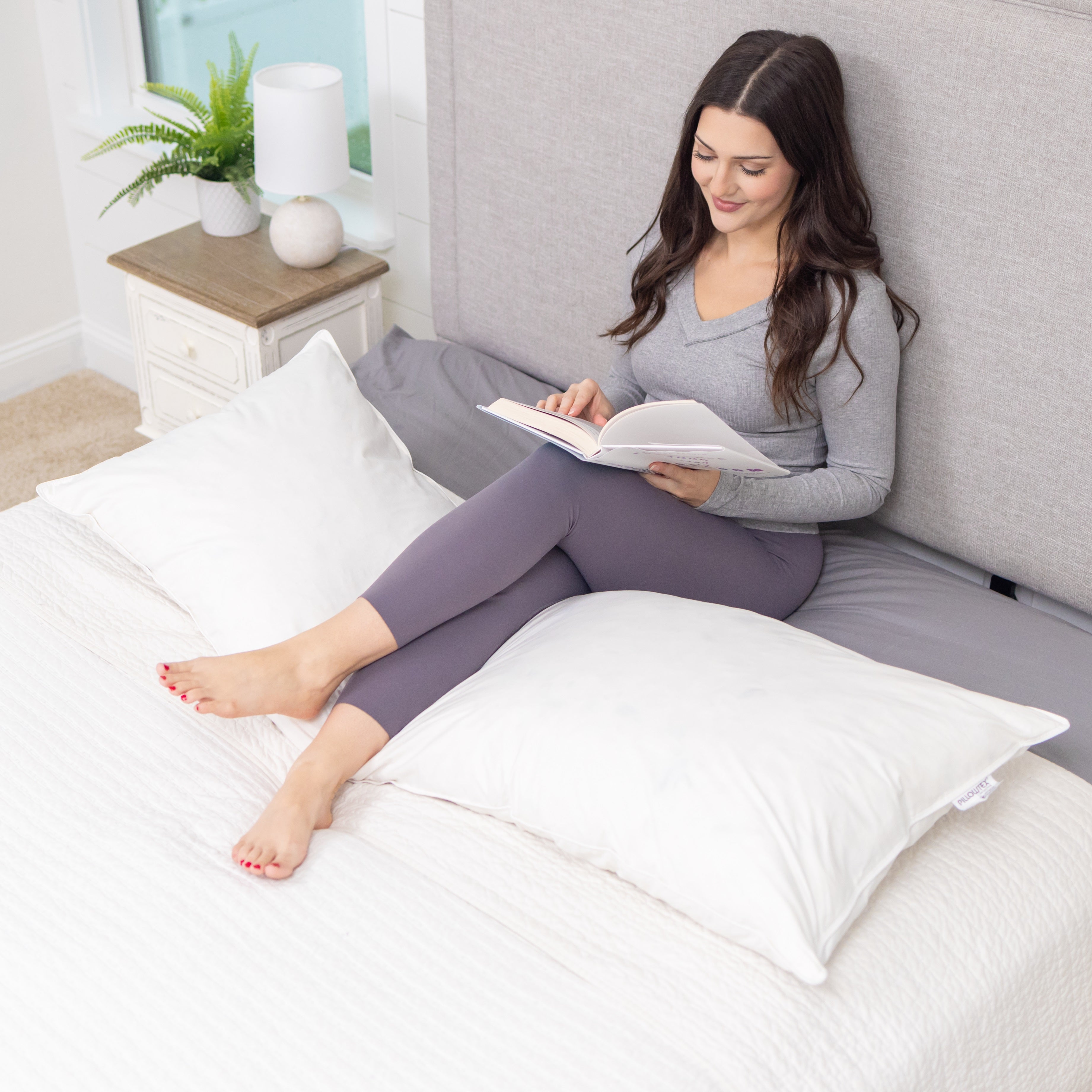 Pillowtex Weiß Goose Feder und Down Body Kissen