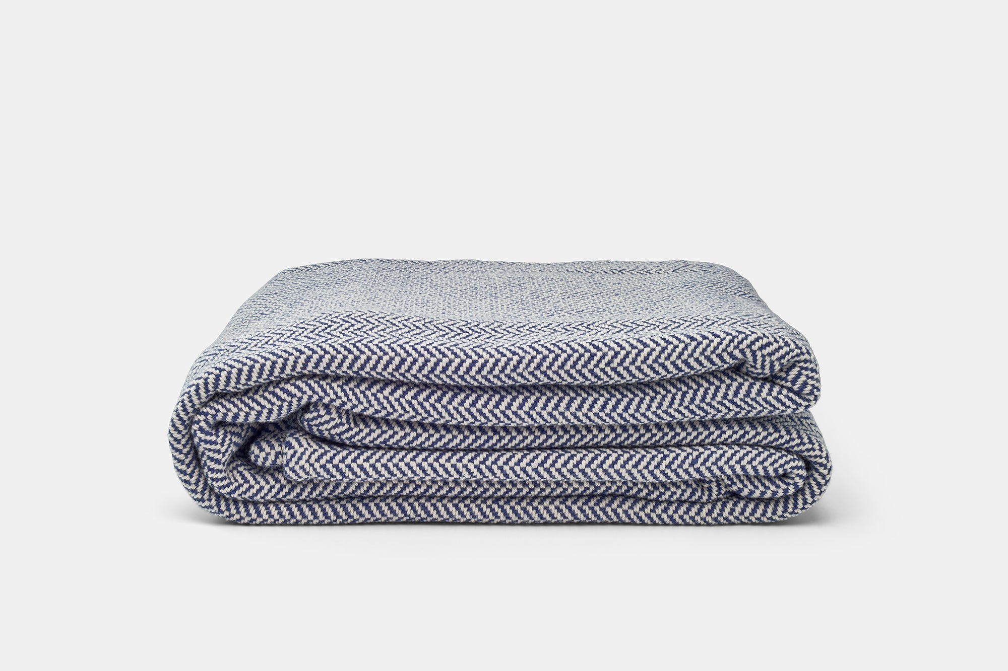 Herringbone Weben Blanket | Organische Baumwolle Hergestellt in USA