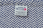 Herringbone Weben Blanket | Organische Baumwolle Hergestellt in USA