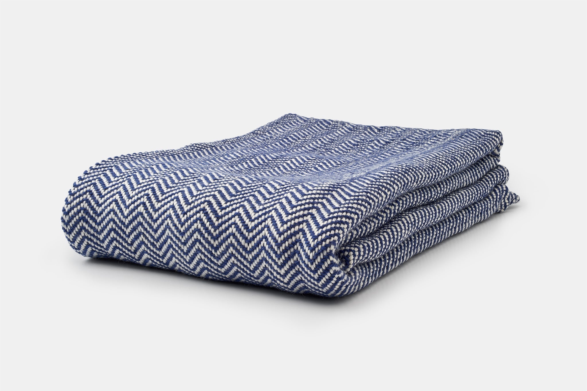 Wolle Werfen Sie Blanket Hergestellt in USA, Soft Chevron Webave, Natürliches Klima Nützliche Wolle