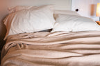 Herringbone Weben Blanket | Organische Baumwolle Hergestellt in USA
