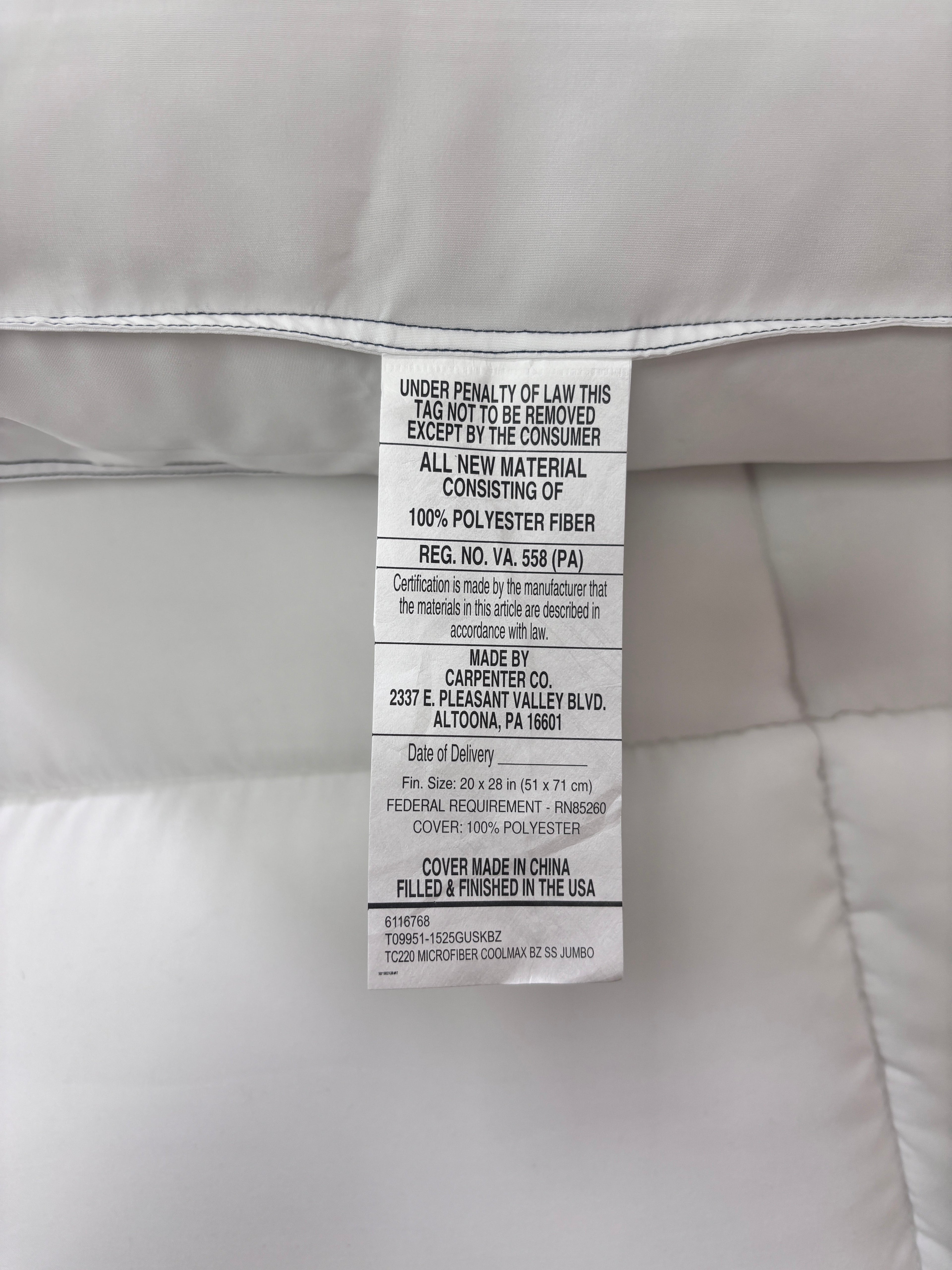 Comfort Tech Down Alternative Plüsch seitliche Schlafanzug