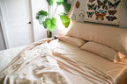 Pillowtex Kupfer Infundiertes Bambusblatt Set | Antimikrobielle, Kühlung und Atmungsaktiv
