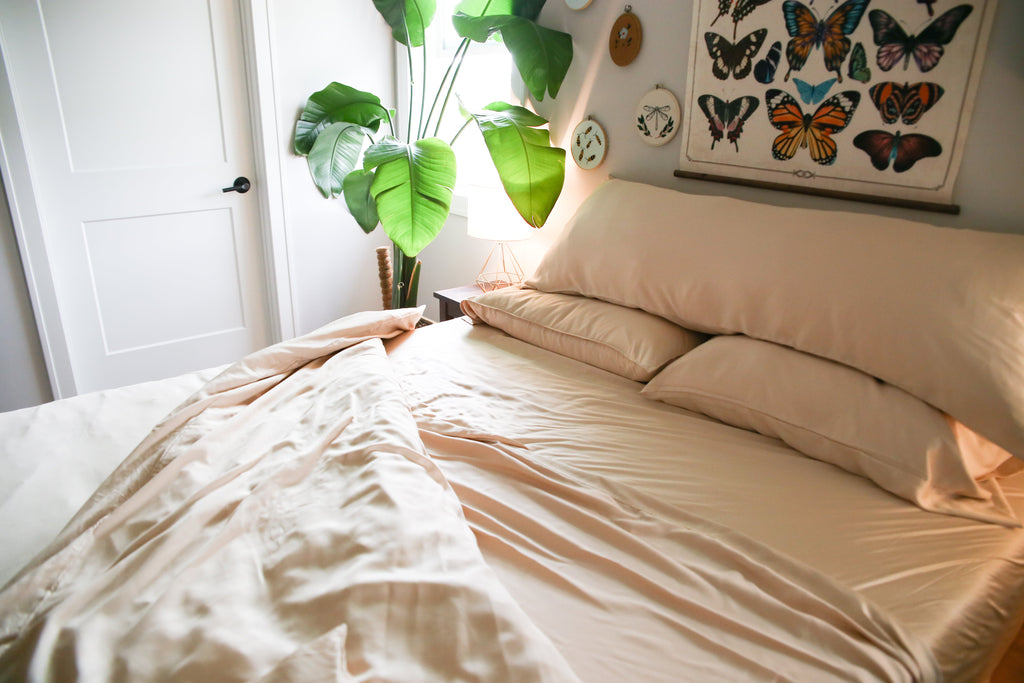 Pillowtex Kupfer Infundierte Bambus-Duvet-Abdeckung | Antimikrobielle, Kühlung und Atmungsaktiv