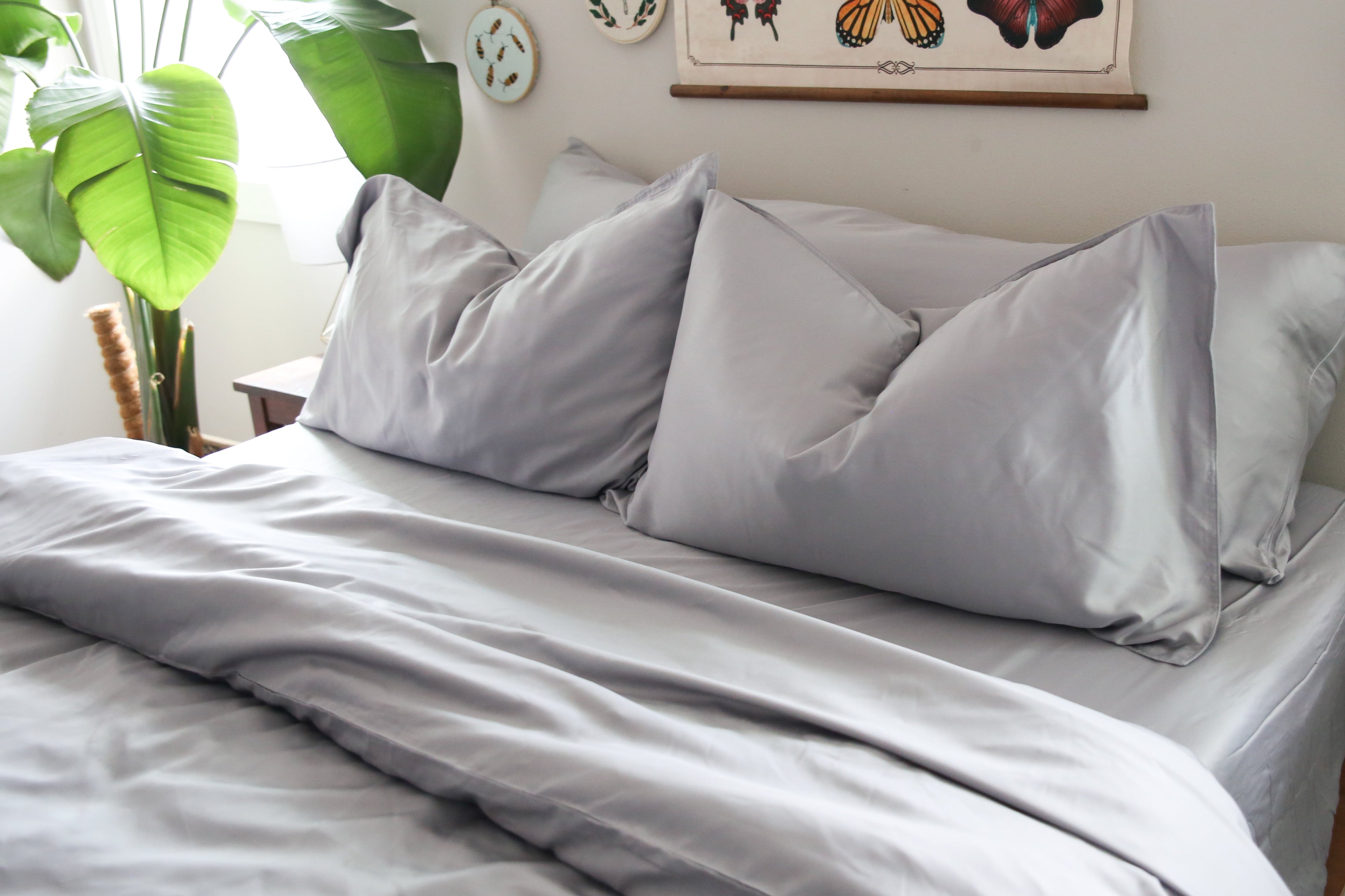 Pillowtex Kupfer Infundierte Bambus-Duvet-Abdeckung | Antimikrobielle, Kühlung und Atmungsaktiv