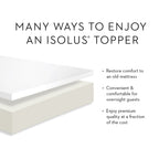 Malouf Isolus 5,1 cm Memory Foam Topper