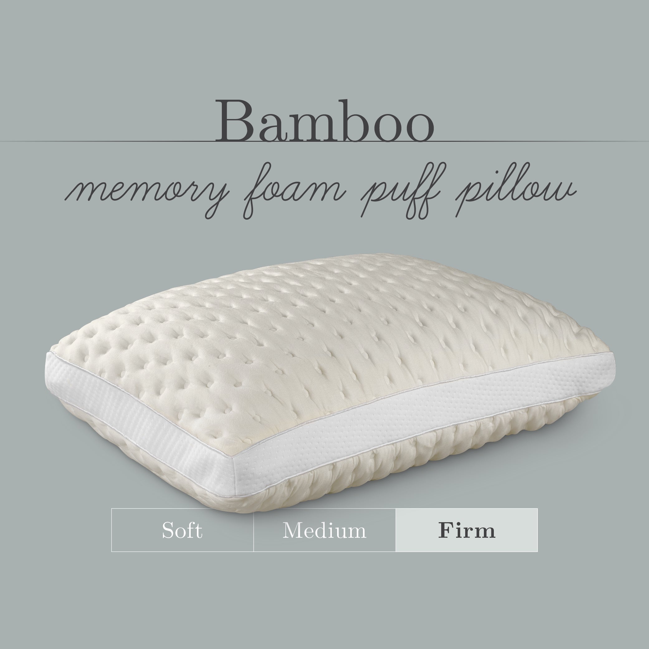 PureCare Bamboo Memory Foam Pillow