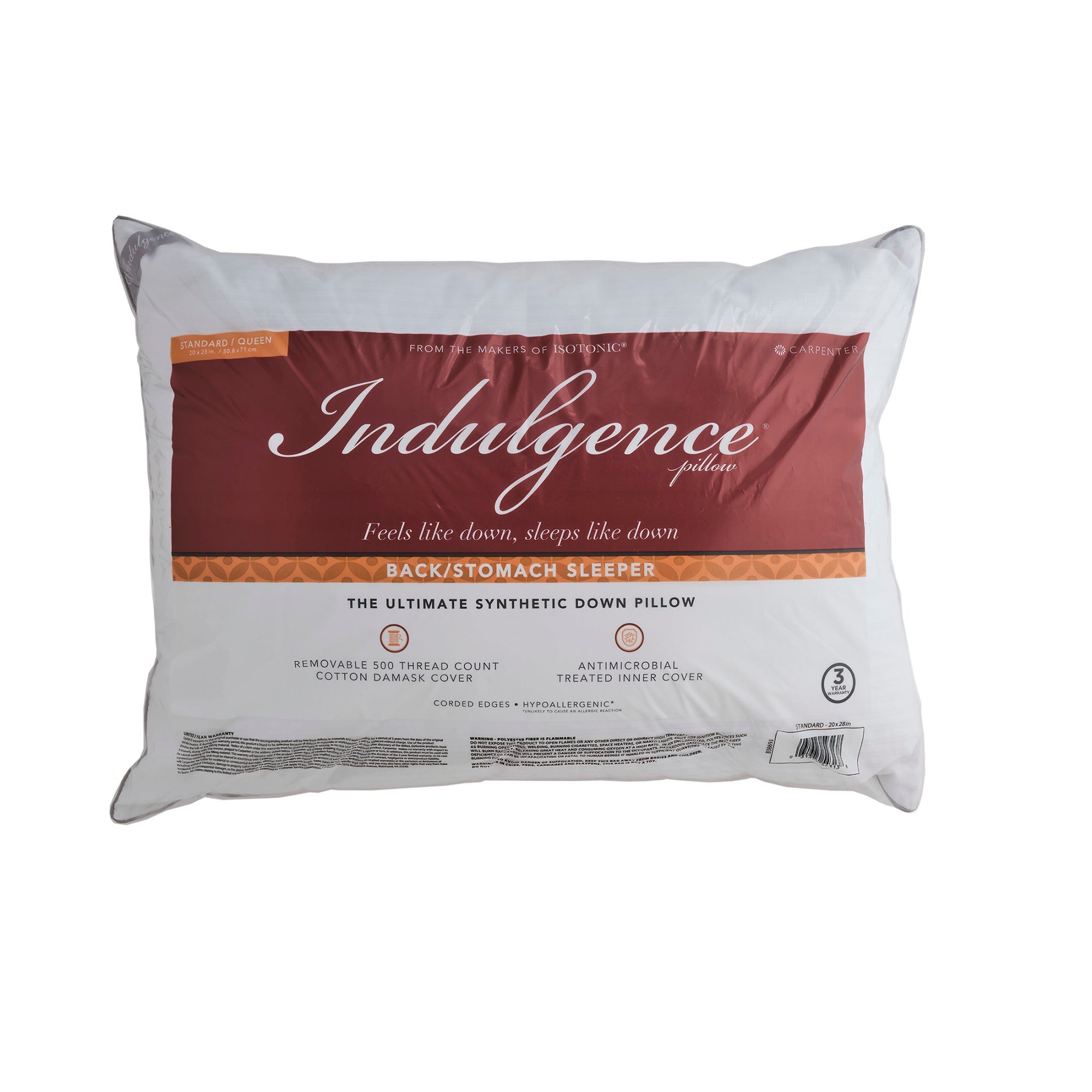 Indulgence® Synthetic Down Pillow