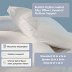 Restful Nights Komfort Edge Kissen Gusseted mittlerer Halt