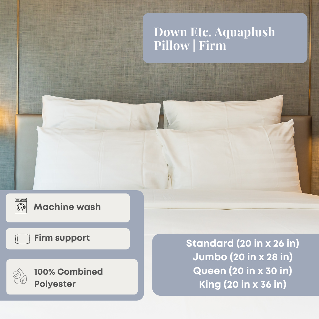 Down Etc. Aquaplush Pillow | Firma