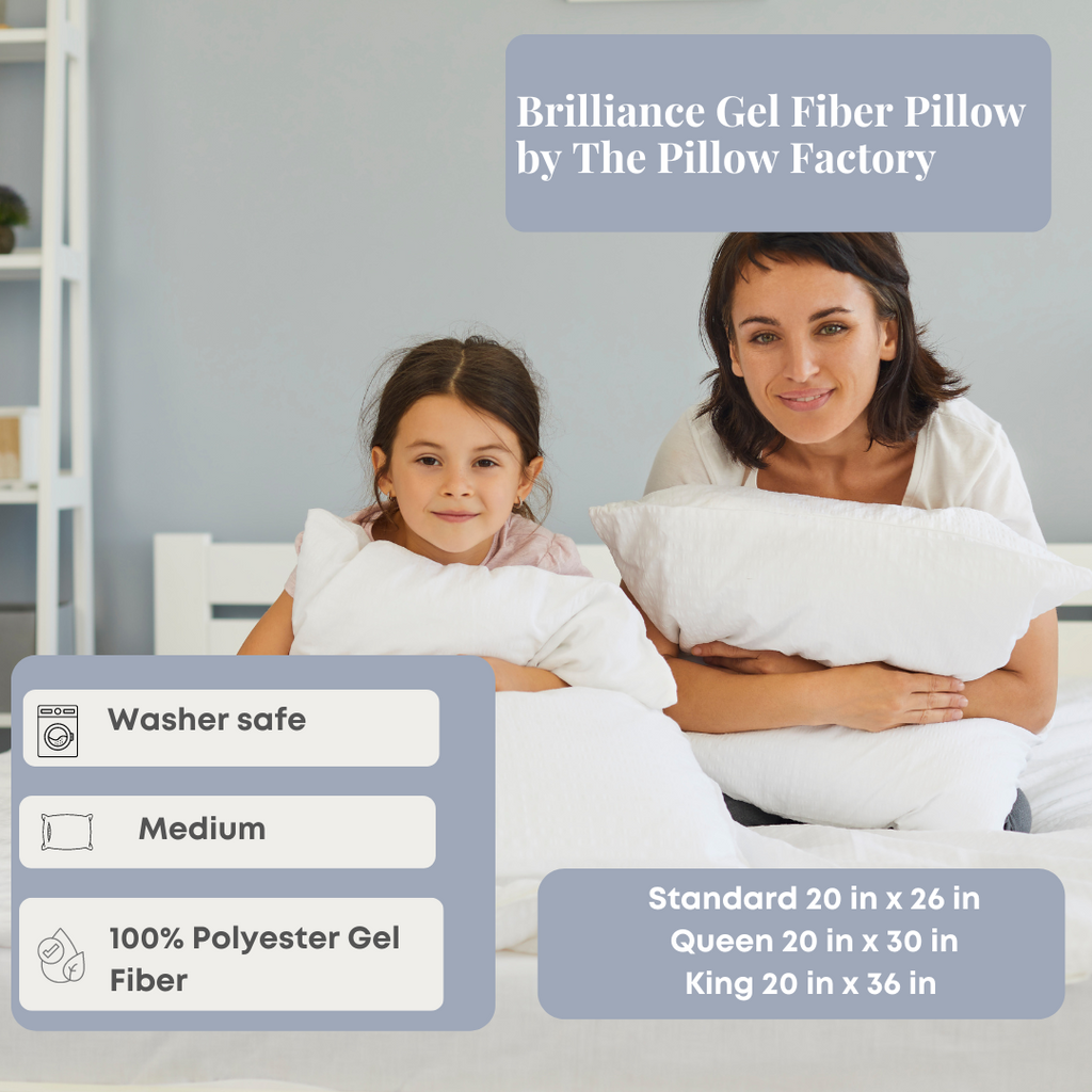 Brilliance Gel Fiber Pillow von The Pillow Factory