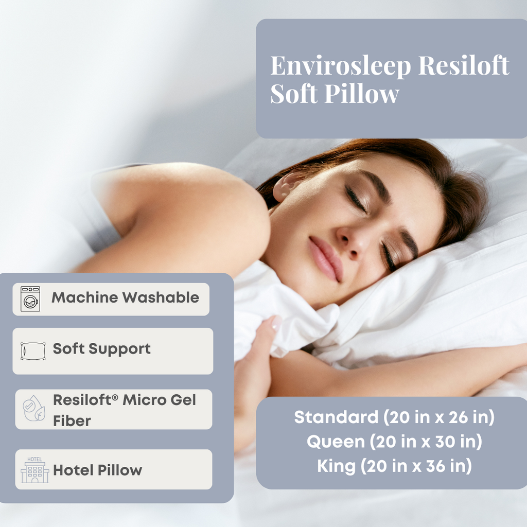Envirosleep Resiloft Soft Pillow | Ausgestellt in vielen Hotels