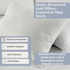 Martex Brentwood Gold Kissen - Ausgestellt in vielen Hotels