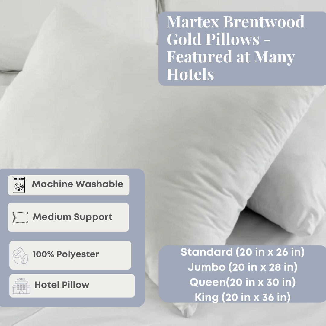 Martex Brentwood Gold Kissen - Ausgestellt in vielen Hotels