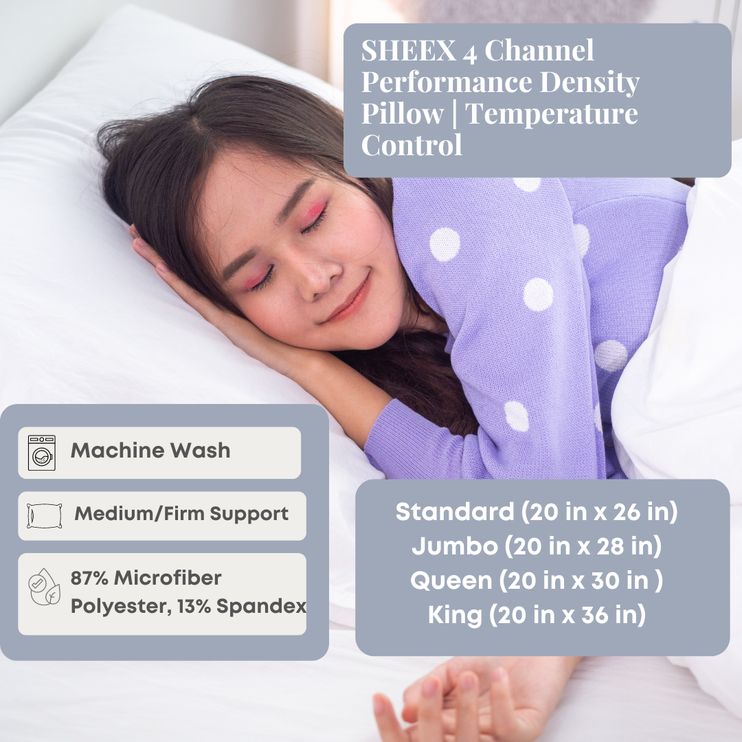 SHEEX 4 Kanal Leistungsdichte Kissen | Temperaturregelung