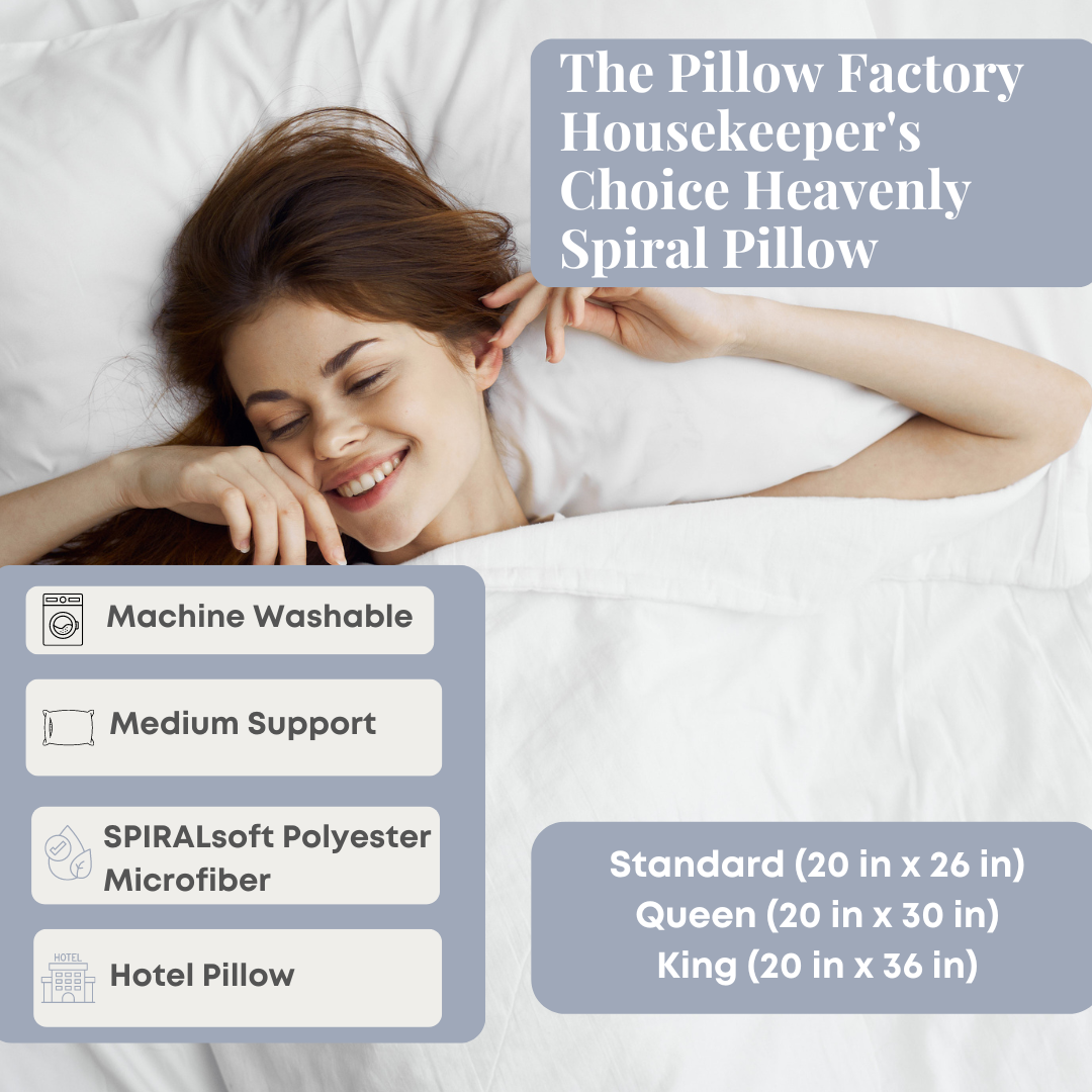 Die Kissenfabrik Housekeeper's Choice Himmlisches Spiral Kissen - Featured bei Many Borgata Hotel Casino & Spa<sup>®</sup>