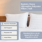 Registry Down Alternative Polyester Pillow | Soft