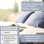 Pillowtex Triple Core Lyocell Pillow | Mittlerer Halt