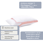 INTELLI-PEDICTM FlexSupportTM 3-in-1 Verstellbares Kissen