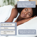 Latex International Rejuvenite Classic Low Profile Kissen