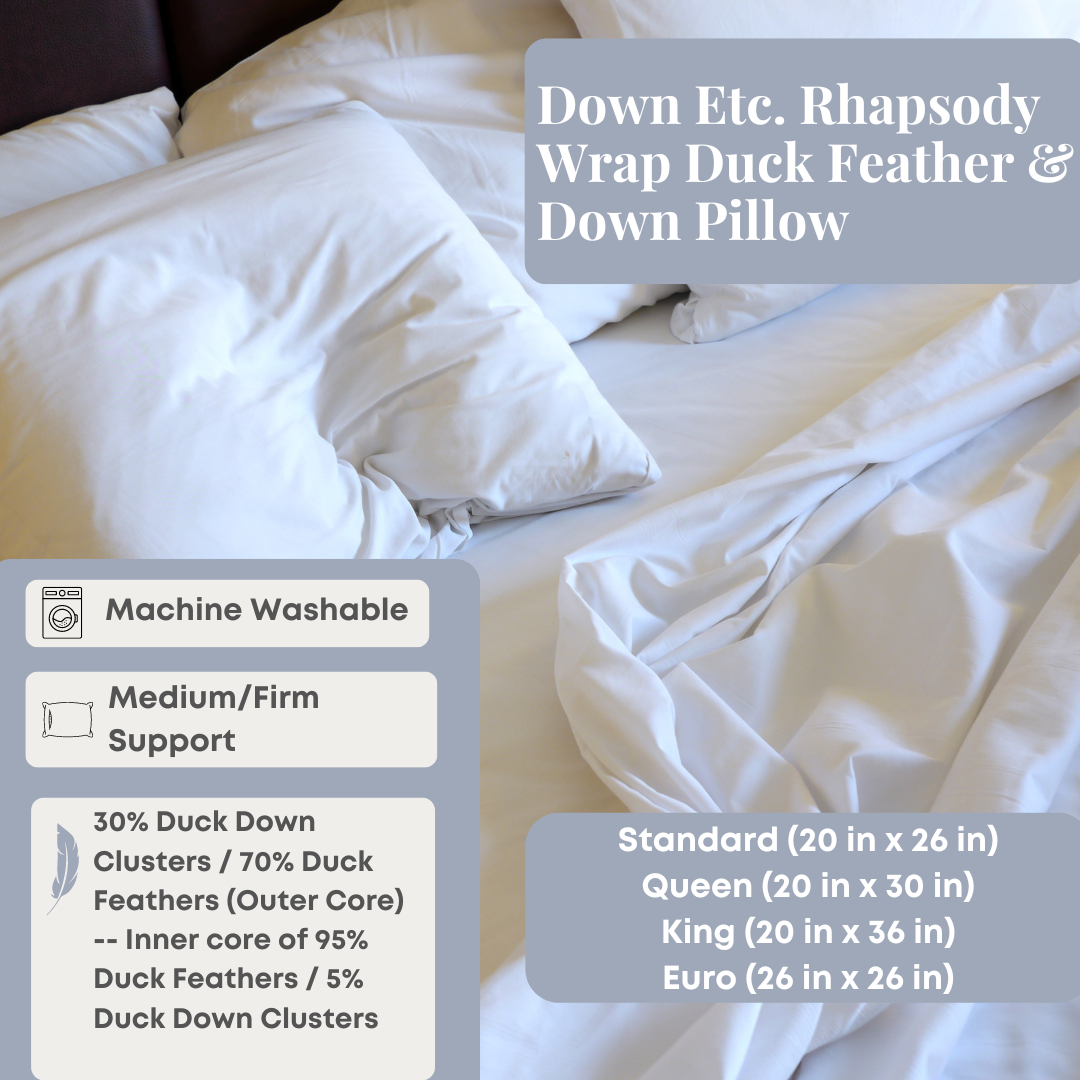 Rhapsody Wrap Duck Federn & Down Pillow - Ausgestellt in vielen Pendry® Hotels