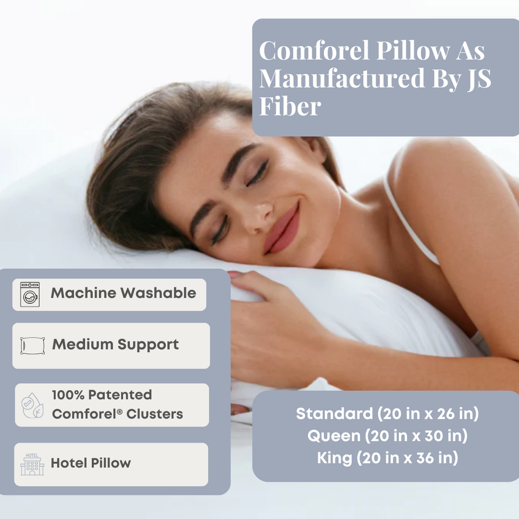 Comforel Kissen wie von JS Fiber hergestellt